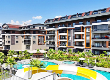 Апартаменты с одной спальней, 52м², в новом комплексе премиум класса в районе Оба, Алания. ID-19541 фото-13