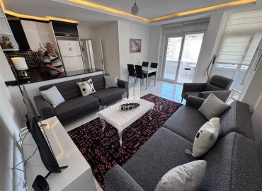 Центр Алании, Клеопатра: меблированная трехкомнатная квартира, 70м², в двух шагах от моря в доме городского типа ID-19542 фото-2