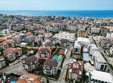 Готовая к проживанию, двухкомнатная квартира, 75м², в элитном комплексе в районе Оба, Алания ID-19543 фото-1