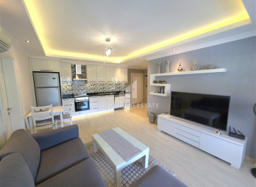 Готовая к проживанию, двухкомнатная квартира, 75м², в элитном комплексе в районе Оба, Алания ID-19543 фото-3