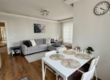 Меблированная квартира 1+1, 60м², с видом на Аланийскую крепость в уютном комплексе в Джикджилли, Алания ID-19547 фото-3