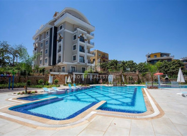 Стильные апартаменты c одной спальней, 50м², в комплексе премиум класса в районе Алании Оба ID-19550 фото-11