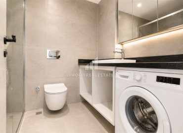 Двухкомнатные апартаменты с бытовой техникой, 60м², в элитном комплексе в 750м от моря, Алания, Каргыджак ID-19553 фото-8