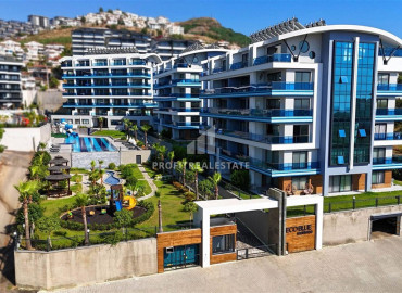 Двухкомнатные апартаменты с бытовой техникой, 60м², в элитном комплексе в 750м от моря, Алания, Каргыджак ID-19553 фото-17