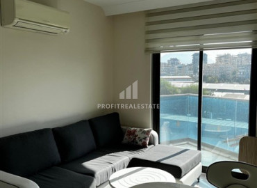 Меблированная двухкомнатная квартира, 45м², в элитной резиденции в центре Алании у пляжа Клеопатры ID-19557 фото-2