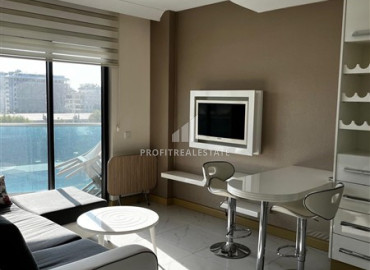 Меблированная двухкомнатная квартира, 45м², в элитной резиденции в центре Алании у пляжа Клеопатры ID-19557 фото-6
