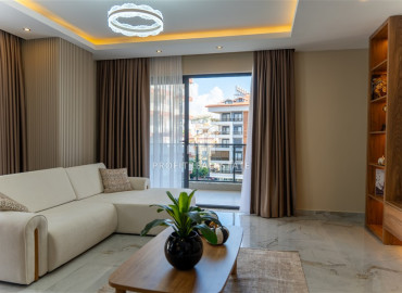 Элегантный трехкомнатный пентхаус, 138м², в центре Алании в комплексе с инфраструктурой в 650м от моря под гражданство ID-19561 фото-3