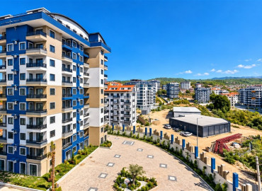 Двухкомнатные апартаменты с отличным видом, 60м² в новом комплексе премиум класса, в районе Авсаллар, Алания ID-19566 фото-12