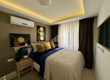 Уютная квартира с одной спальней, 50м², в комплексе с бассейном в 150м от пляжа Кейкубат, Алания центр ID-19567 фото-5