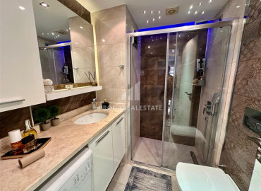 Уютная квартира с одной спальней, 50м², в комплексе с бассейном в 150м от пляжа Кейкубат, Алания центр ID-19567 фото-7