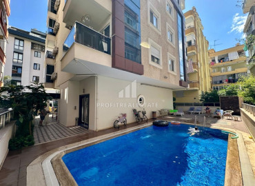 Уютная квартира с одной спальней, 50м², в комплексе с бассейном в 150м от пляжа Кейкубат, Алания центр ID-19567 фото-9