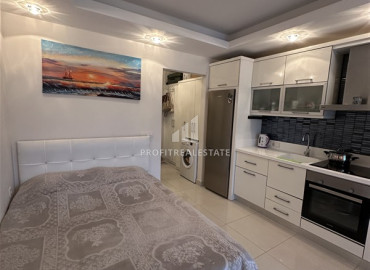 Симпатичная студия, 40м² с видом на горы в комплексе с инфраструктурой, в 200 метрах от моря в Махмутларе, Алания ID-19575 фото-9
