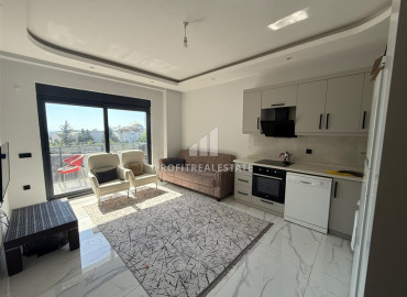 Апартаменты 1+1, 50м², с чистовой отделкой в новостройке с бассейном в районе Кестель, Алания ID-19576 фото-2
