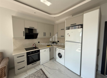 Апартаменты 1+1, 50м², с чистовой отделкой в новостройке с бассейном в районе Кестель, Алания ID-19576 фото-3