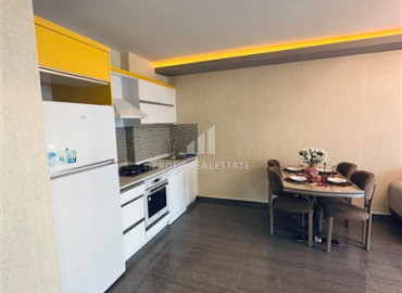 Уютная квартира с одной спальней, 55м², в комплексе с обширной инфраструктурой в 300м от моря в Махмутларе, Алания ID-19582 фото-6