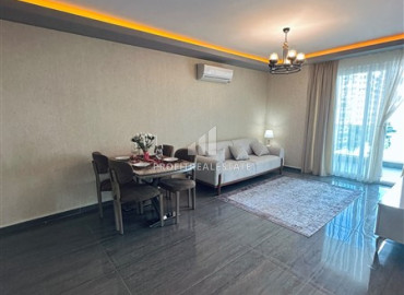 Уютная квартира с одной спальней, 55м², в комплексе с обширной инфраструктурой в 300м от моря в Махмутларе, Алания ID-19582 фото-7