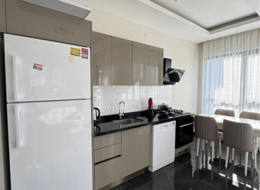 Видовая двухкомнатная квартира со стильным интерьером, 55м², в комплексе с отельной инфраструктурой в Махмутларе, Алания ID-19585 фото-4