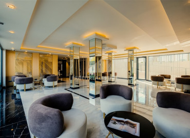 Апартаменты 1+1, 55м², с бытовой техникой и видом на закат в комплексе премиум класса в районе Алании Демирташ ID-19586 фото-13