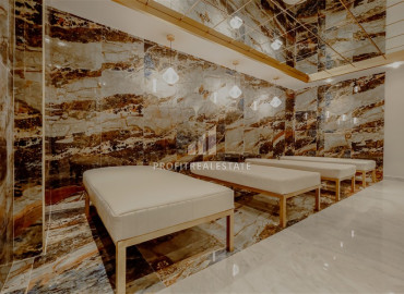 Апартаменты 1+1, 55м², с бытовой техникой и видом на закат в комплексе премиум класса в районе Алании Демирташ ID-19586 фото-15