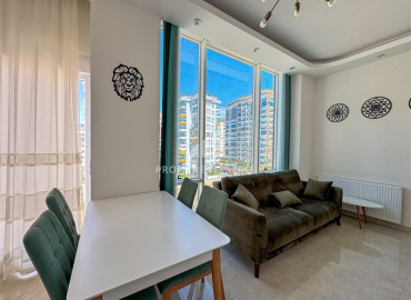 Меблированная двухкомнатная квартира, 54м², в комплексе премиум класса, в восточной части Махмутлара, Алания ID-19587 фото-4