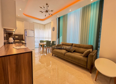 Меблированная двухкомнатная квартира, 54м², в комплексе премиум класса, в восточной части Махмутлара, Алания ID-19587 фото-7