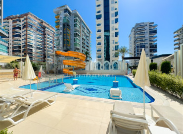 Меблированная двухкомнатная квартира, 54м², в комплексе премиум класса, в восточной части Махмутлара, Алания ID-19587 фото-20
