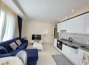 Трёхкомнатная квартира 80 м², на аренду  в современном комплексе в 300 метрах от моря, Махмутлар, Аланья ID-19589 фото-3
