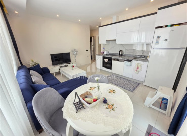 Трёхкомнатная квартира 80 м², на аренду  в современном комплексе в 300 метрах от моря, Махмутлар, Аланья ID-19589 фото-5