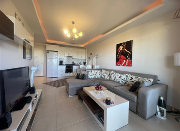 Меблированные апартаменты 1+1, 65м², в комплексе с зимним бассейном в Авсалларе, Алания, в 1000м от моря ID-19592 фото-1
