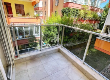 Меблированная двухкомнатная квартира, 50м², в современном комплексе у моря в центре Алании ID-19599 фото-8