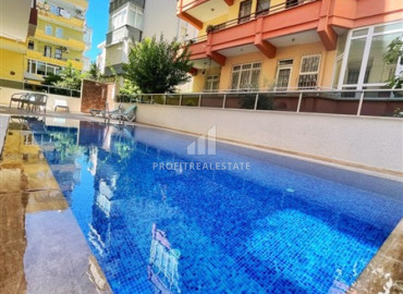 Меблированная двухкомнатная квартира, 50м², в современном комплексе у моря в центре Алании ID-19599 фото-10