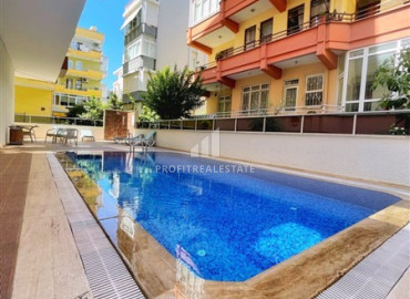 Меблированная двухкомнатная квартира, 50м², в современном комплексе у моря в центре Алании ID-19599 фото-12