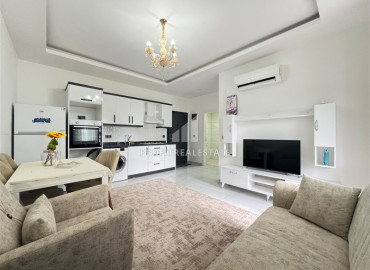 Двухкомнатная меблированная квартира, 61м², в комфортабельном комплексе у моря в Каргыджаке, Алания ID-19601 фото-2