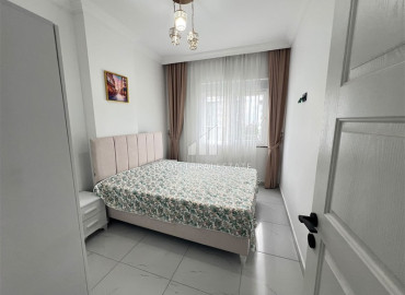 Двухкомнатная меблированная квартира, 61м², в комфортабельном комплексе у моря в Каргыджаке, Алания ID-19601 фото-5