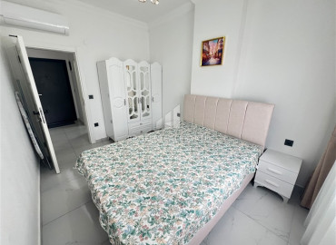Двухкомнатная меблированная квартира, 61м², в комфортабельном комплексе у моря в Каргыджаке, Алания ID-19601 фото-6