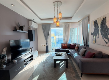 Уютная двухкомнатная квартира, 65м², в элитном комплексе в 200м от моря в районе Кестель, Алания ID-19605 фото-7