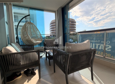 Уютная двухкомнатная квартира, 65м², в элитном комплексе в 200м от моря в районе Кестель, Алания ID-19605 фото-13