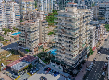 Элегантная двухкомнатная квартира, 65м² в комфортабельном комплексе в 450м от моря в Махмутларе, Алания ID-19606 фото-1