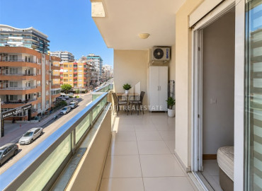 Элегантная двухкомнатная квартира, 65м² в комфортабельном комплексе в 450м от моря в Махмутларе, Алания ID-19606 фото-9