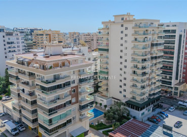 Элегантная двухкомнатная квартира, 65м² в комфортабельном комплексе в 450м от моря в Махмутларе, Алания ID-19606 фото-15