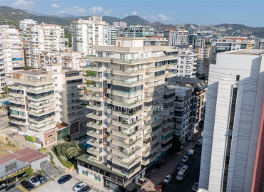 Элегантная двухкомнатная квартира, 65м² в комфортабельном комплексе в 450м от моря в Махмутларе, Алания ID-19606 фото-18
