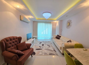 Симпатичная двухкомнатная квартира, 60м², в комфортабельном комплексе в 200м от моря в Махмутларе, Алания под ВНЖ ID-19612 фото-3