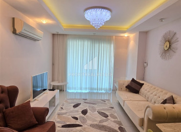 Симпатичная двухкомнатная квартира, 60м², в комфортабельном комплексе в 200м от моря в Махмутларе, Алания под ВНЖ ID-19612 фото-4