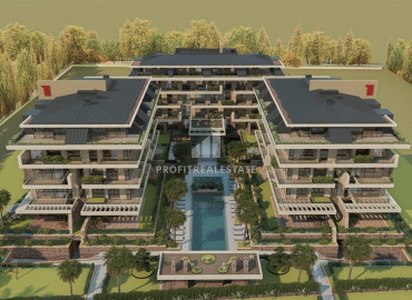 Квартиры по стартовым ценам от застройщика, 47-187м², в инвестиционном проекте класса-люкс в районе Алании Кестель. ID-19613 фото-1