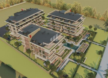 Квартиры по стартовым ценам от застройщика, 47-187м², в инвестиционном проекте класса-люкс в районе Алании Кестель. ID-19613 фото-3