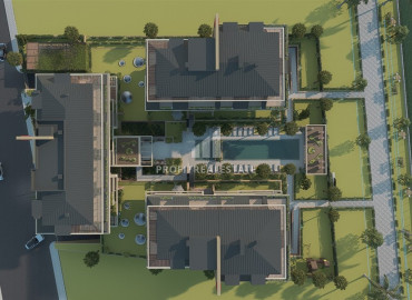 Квартиры по стартовым ценам от застройщика, 47-187м², в инвестиционном проекте класса-люкс в районе Алании Кестель. ID-19613 фото-6