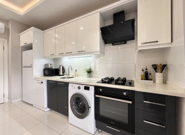 Элегантная квартира 2+1, 95м², в современном комплексе с инфраструктурой в Махмутларе, Алания, в 550м от побережья ID-19614 фото-4