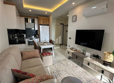 Уютная двухкомнатная квартира, 58м², в комфортабельном комплексе премиум класса в районе Алании – Авсаллар ID-19620 фото-4