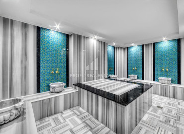 Уютная двухкомнатная квартира, 58м², в комфортабельном комплексе премиум класса в районе Алании – Авсаллар ID-19620 фото-17