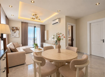 Двухкомнатная квартира, 65м², с дизайнерским интерьером в комплексе премиум класса в Каргыджаке, Алания ID-19622 фото-6